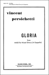 Gloria SATB choral sheet music cover